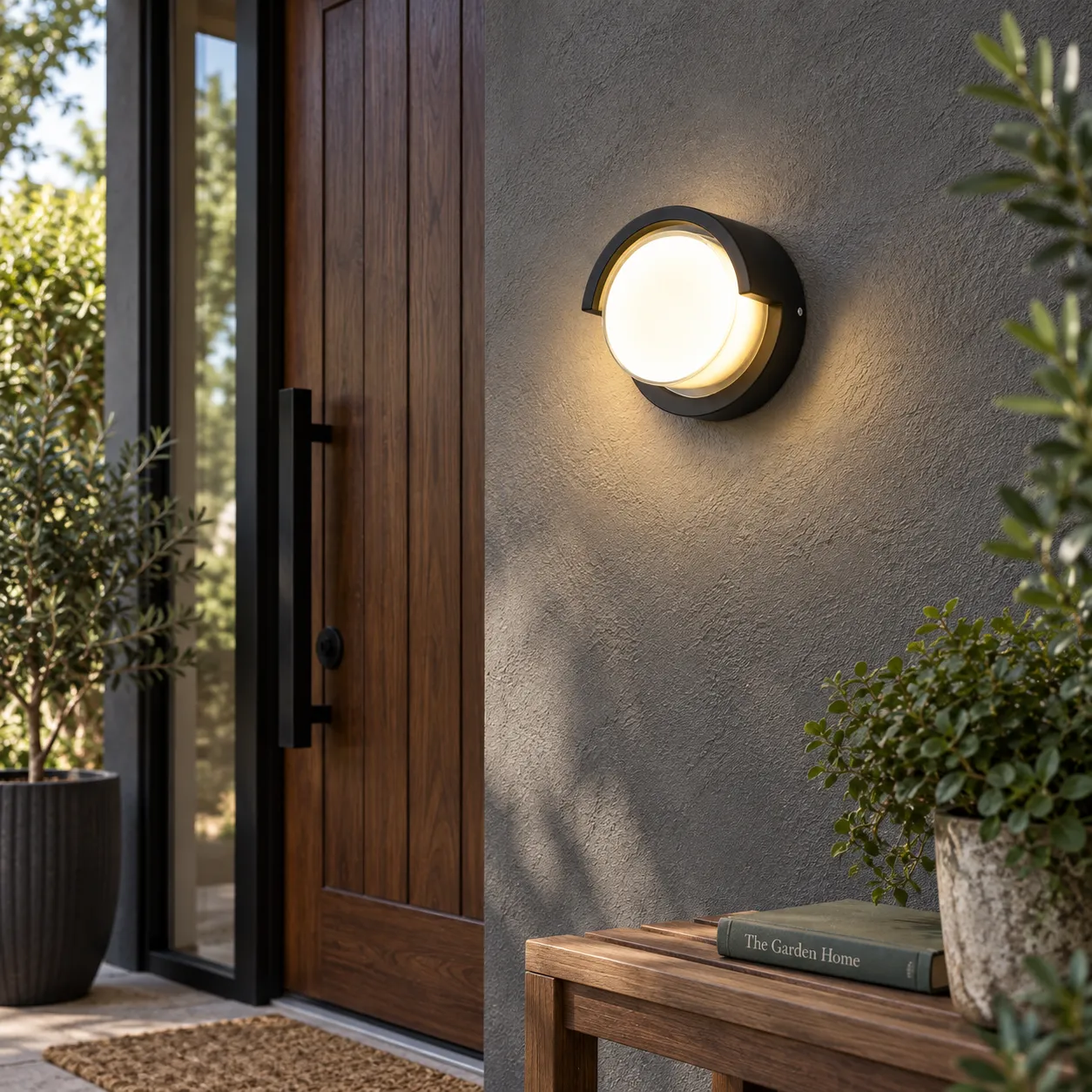 Round Hood Wall Light — photograph 4