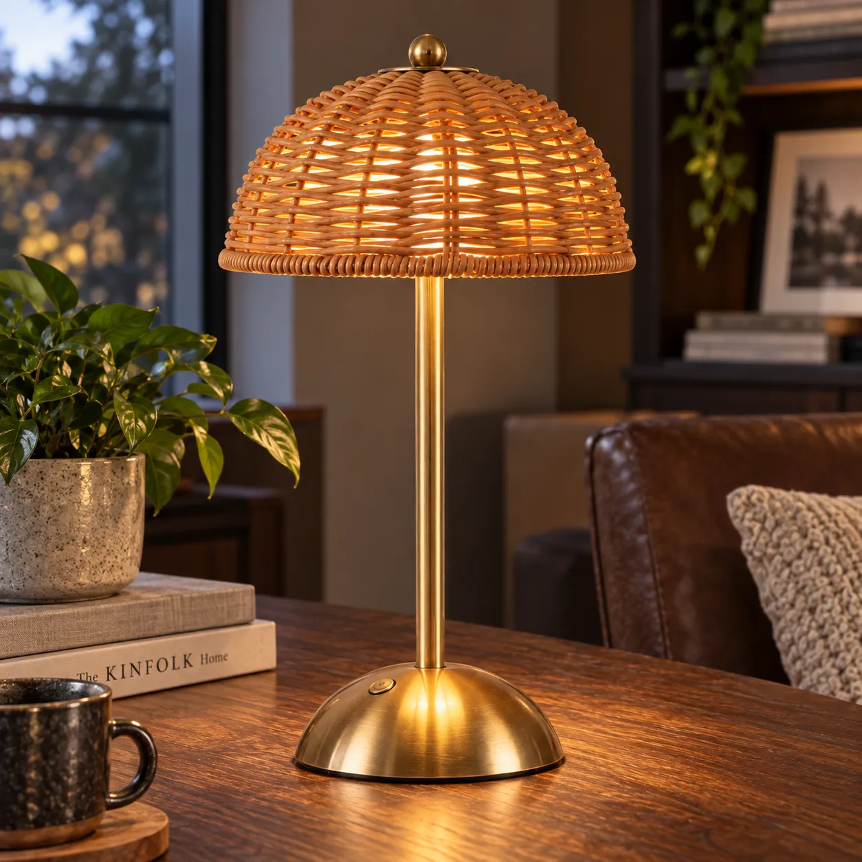 Woven Cordless Lamp — photograph 3