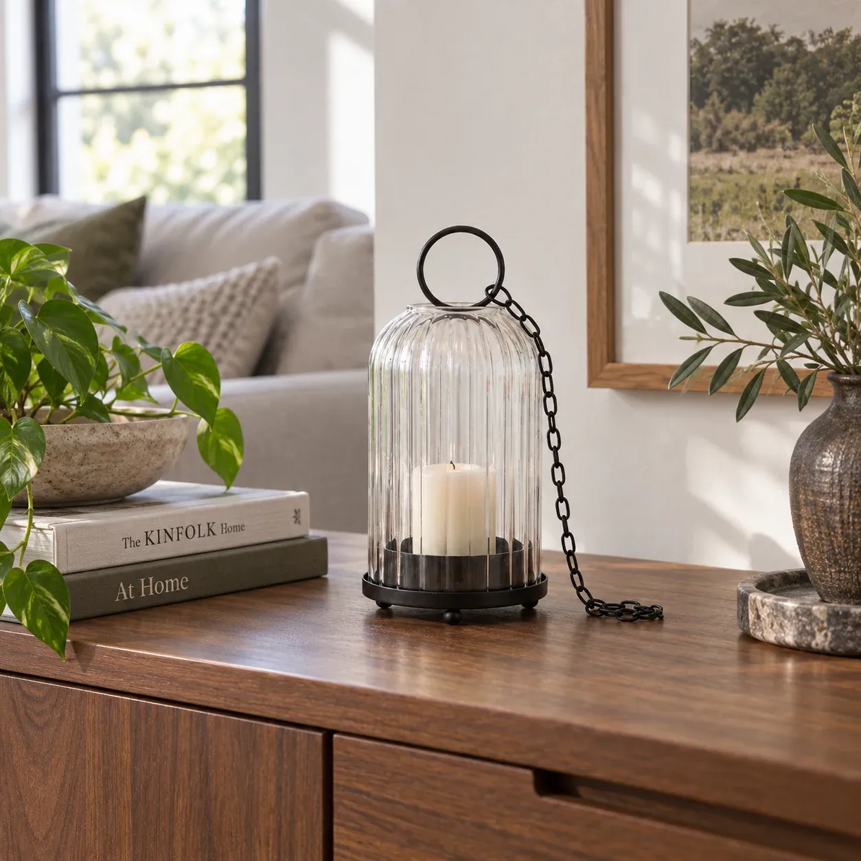 Byron Ribbed Lantern — photograph 3