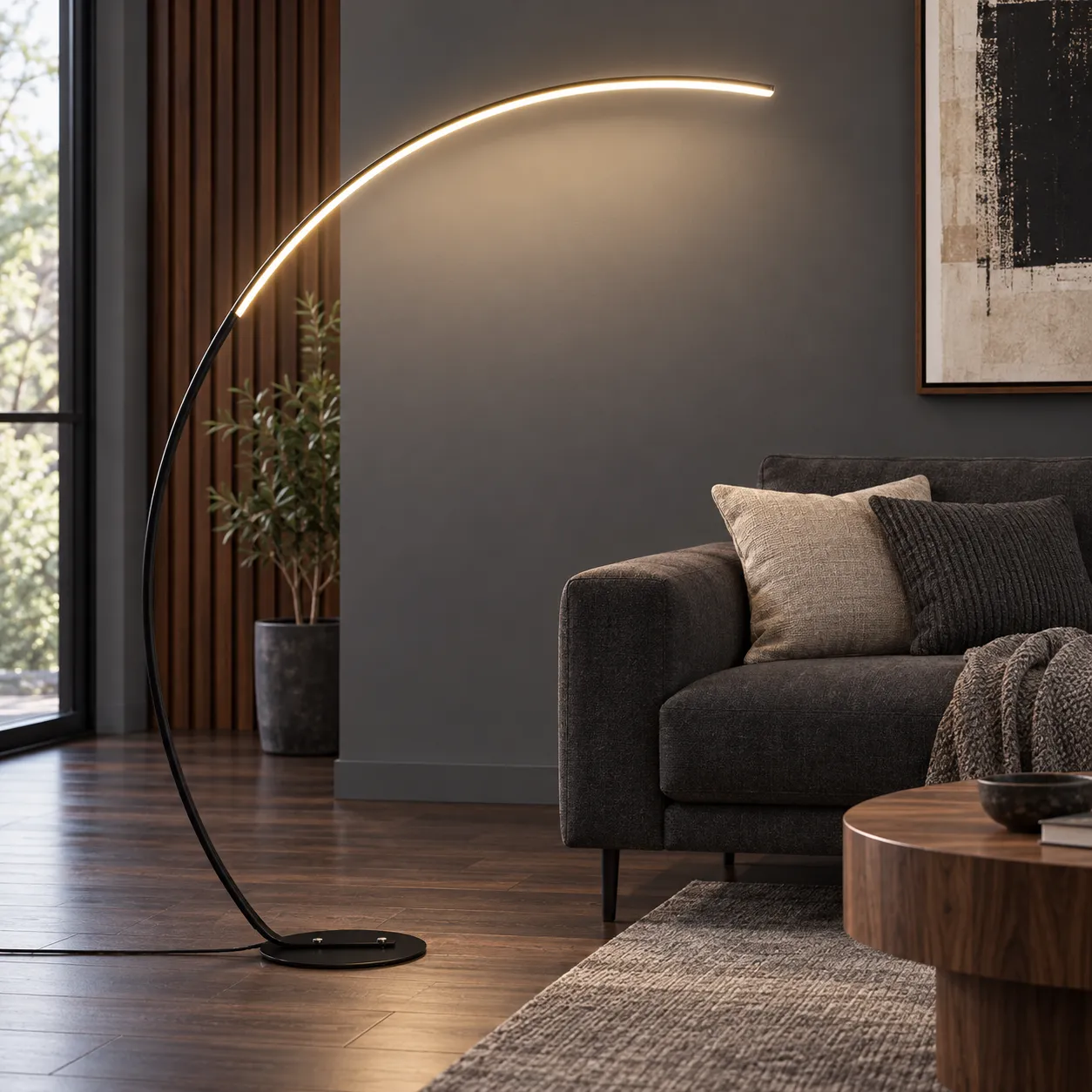 Crescent Floor Lamp — lead view