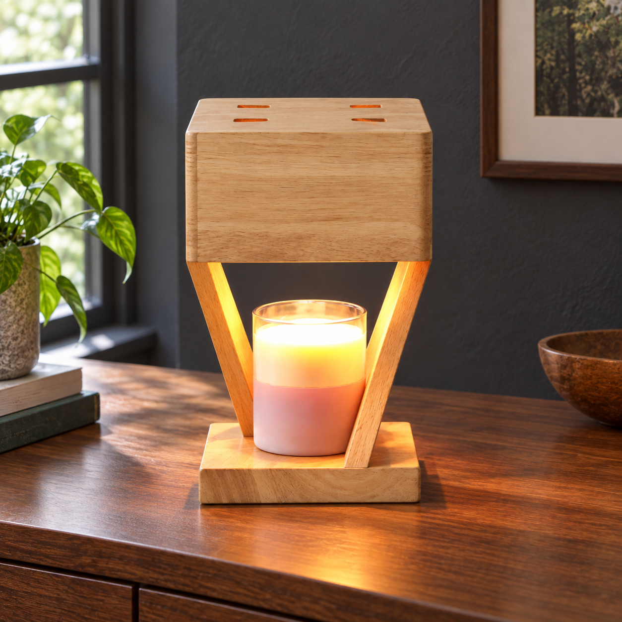 Oak Candle Warmer — photograph 2