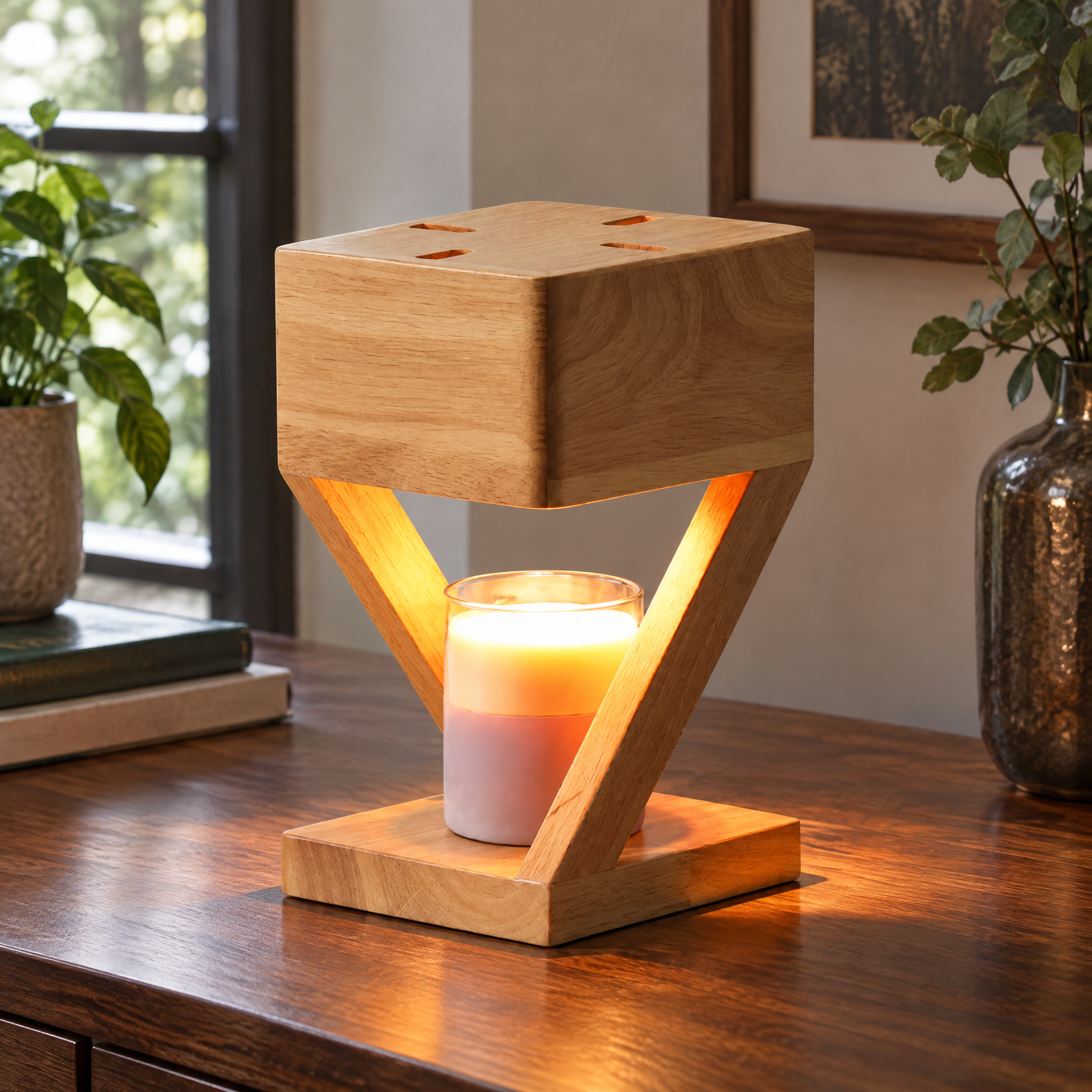 Oak Candle Warmer — photograph 1