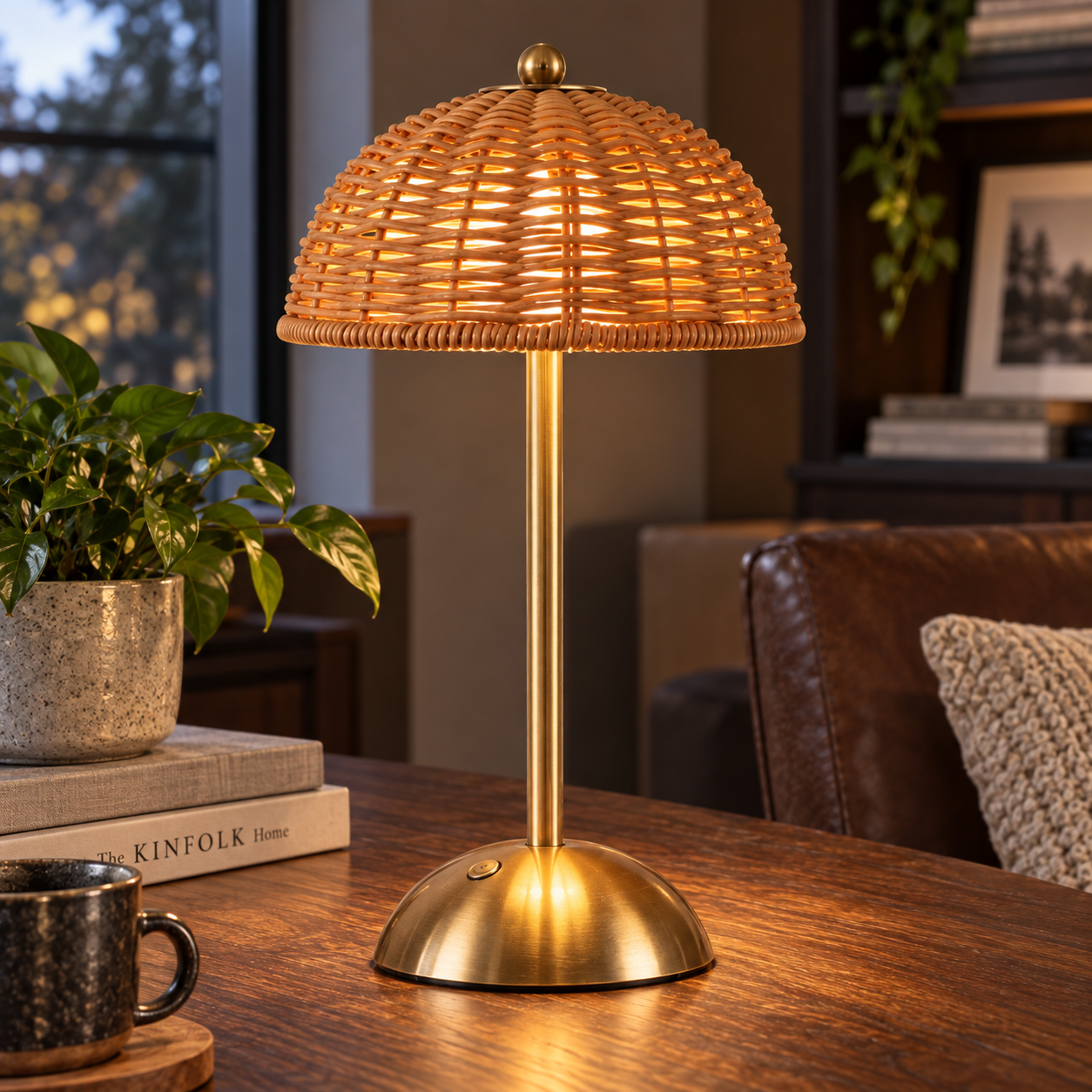Woven Cordless Lamp — photograph 3