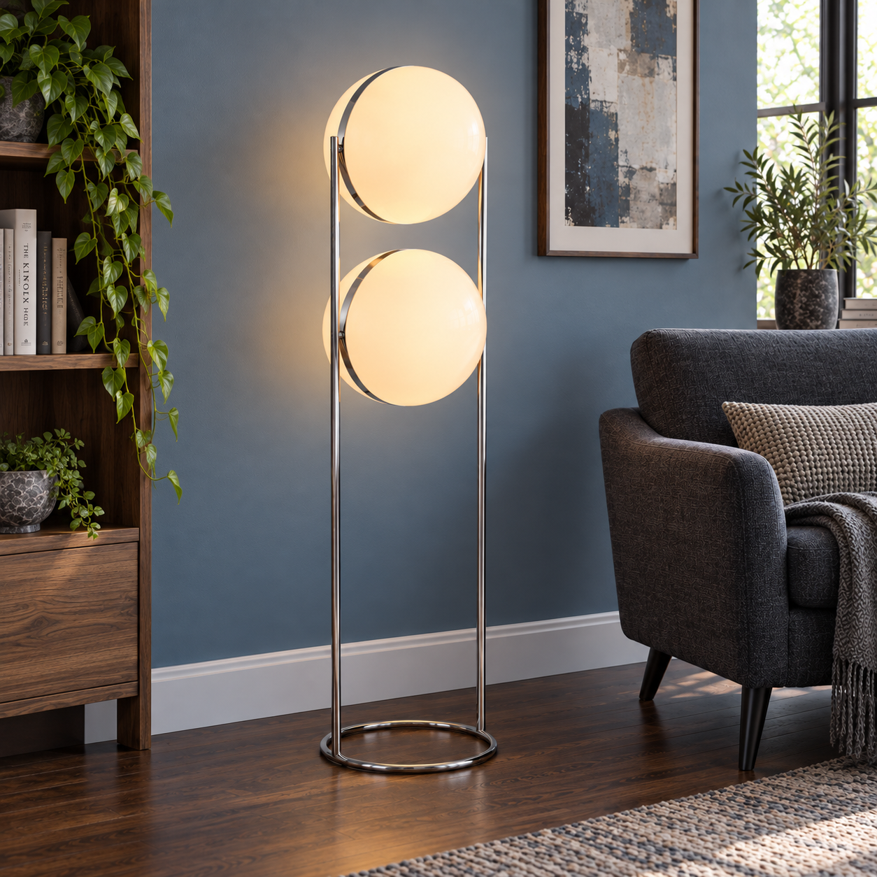 Twin Disc Floor Lamp — photograph 2